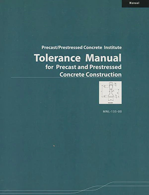 MNL135 - Tolerance Manual for Precast, 1st Ed.