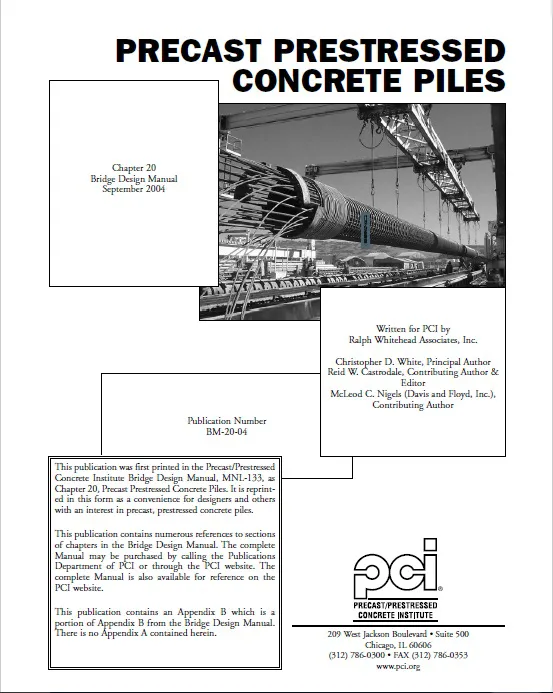 BM20 - Prestressed Concrete Piles - Chapter 20